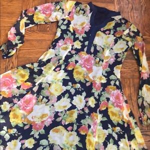 Long floral gown/anarkali